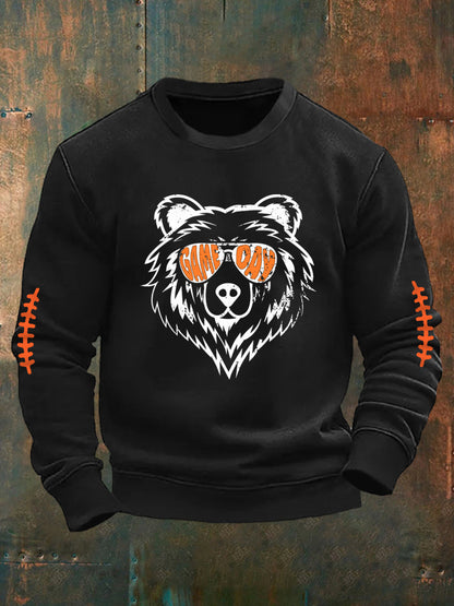 Men's Football Fans Lovers Gameday Casual Sweatshirt