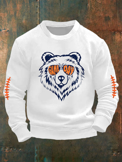 Men's Football Fans Lovers Gameday Casual Sweatshirt