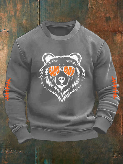Men's Football Fans Lovers Gameday Casual Sweatshirt