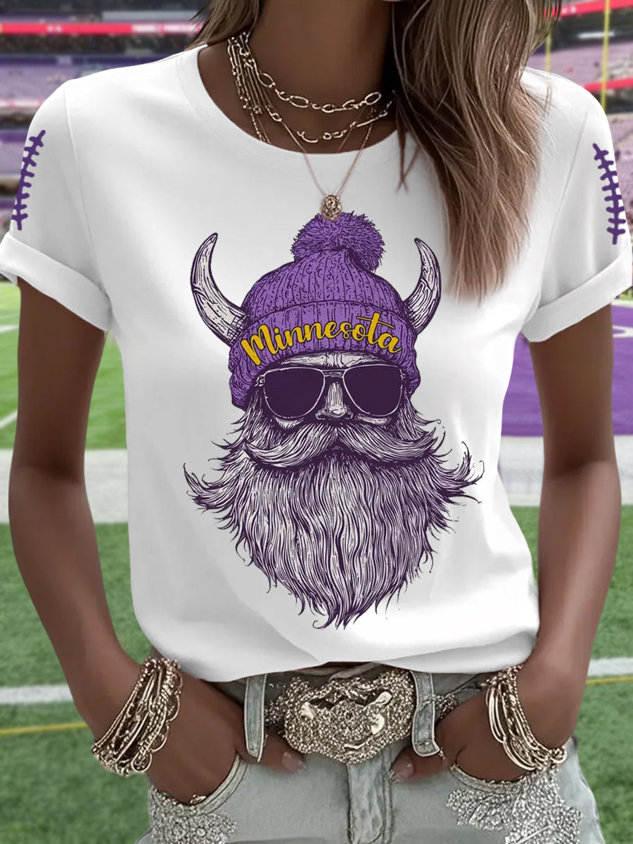 Women's Football Fans Lovers Gameday Casual Tee