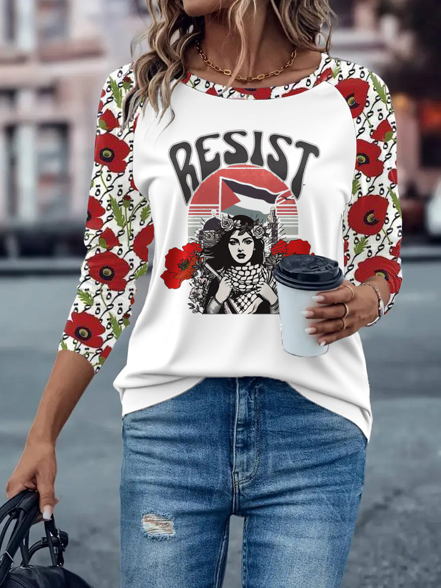 Women's Free&Peace Printed Tops