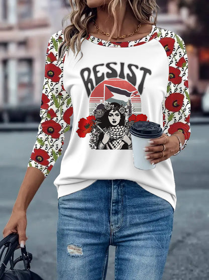 Women's Free&Peace Printed Tops