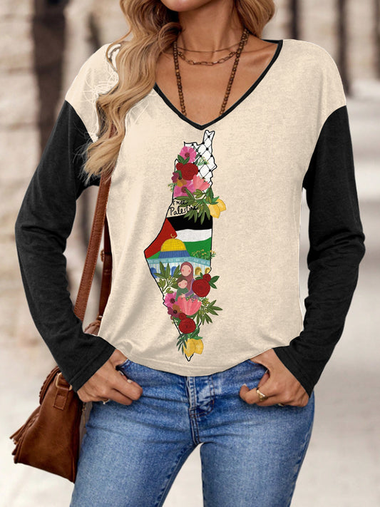 Women's Free&Peace Printed Tops