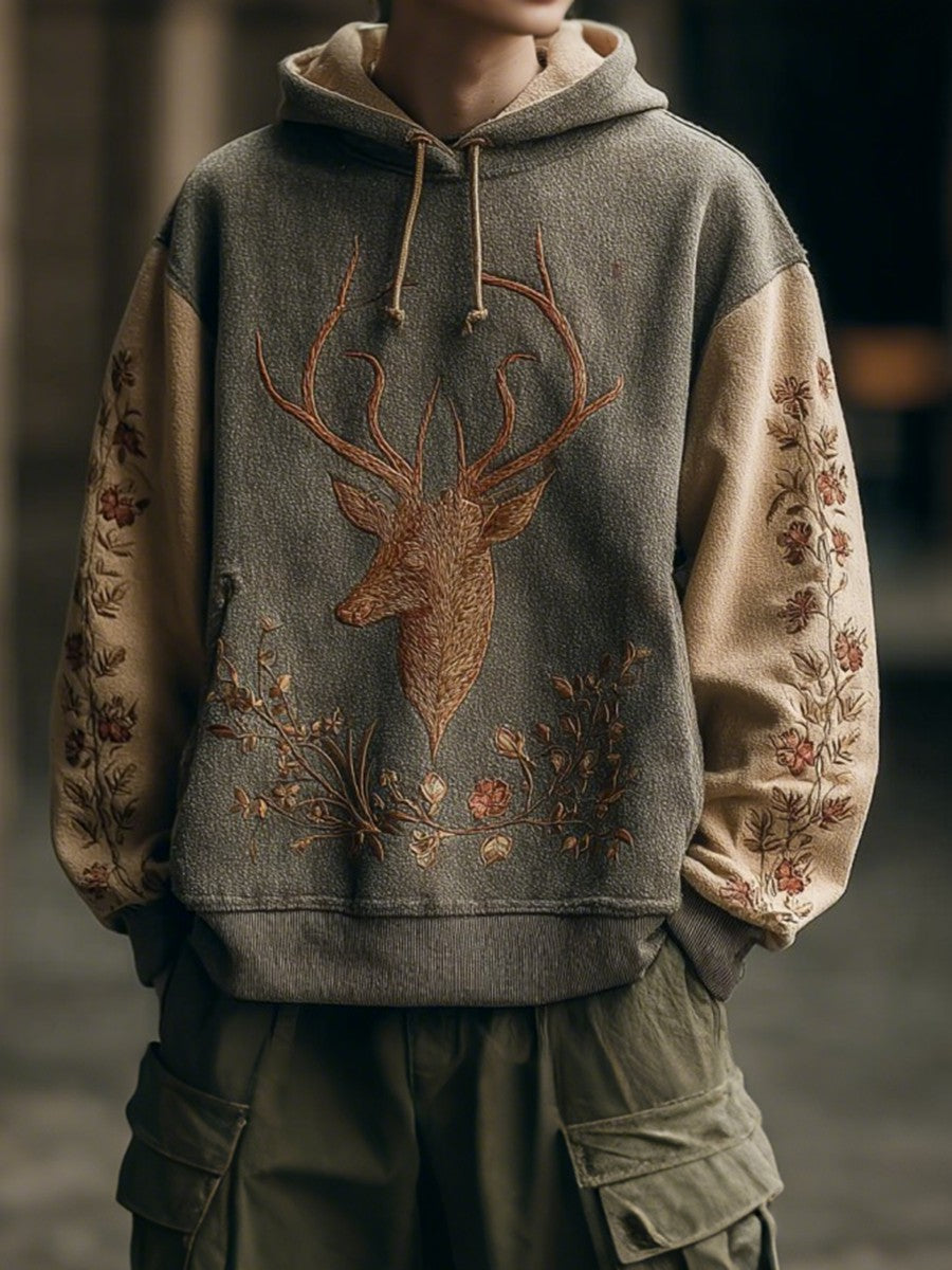 Men's Western Elk Hoodie