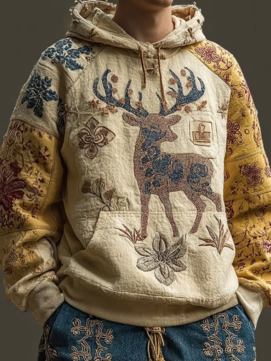 Men's Western Elk Hoodie