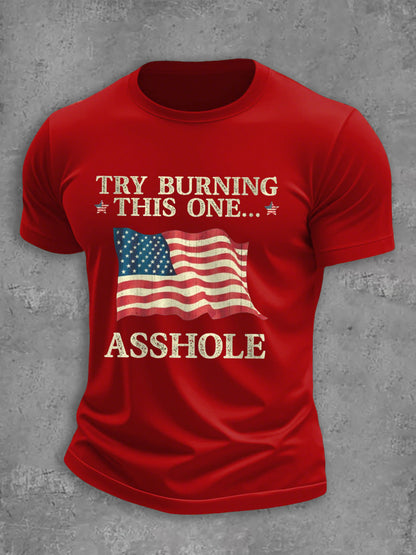 Men's Try Burning This One short-sleeved T-shirt