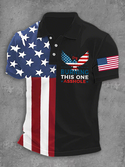 Men's Try Burning This One Patroit Shirt