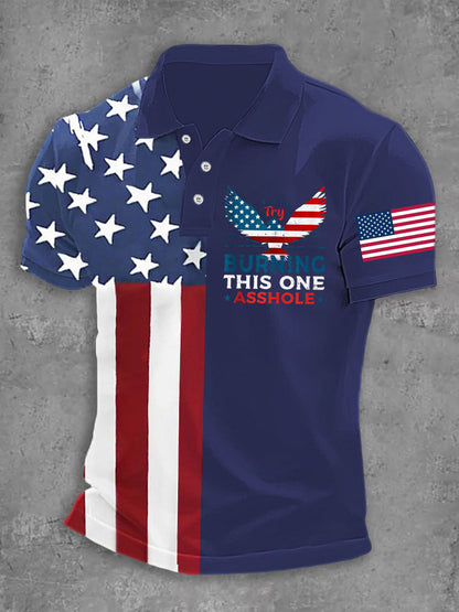 Men's Try Burning This One Patroit Shirt