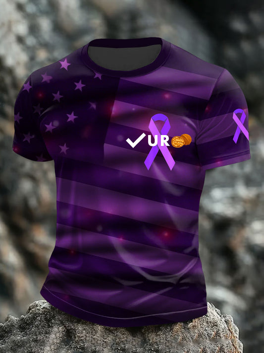 Men's Testicular Cancer Publicity Flag T-Shirts