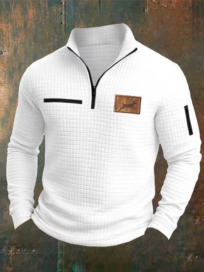 Men's Retro Western Casual Long Sleeve Sweatshirt / Hoodie