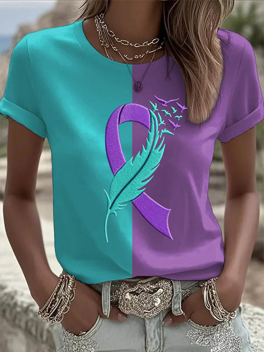 Women's Suicide Prevention Awareness Short-sleeved T-shirt