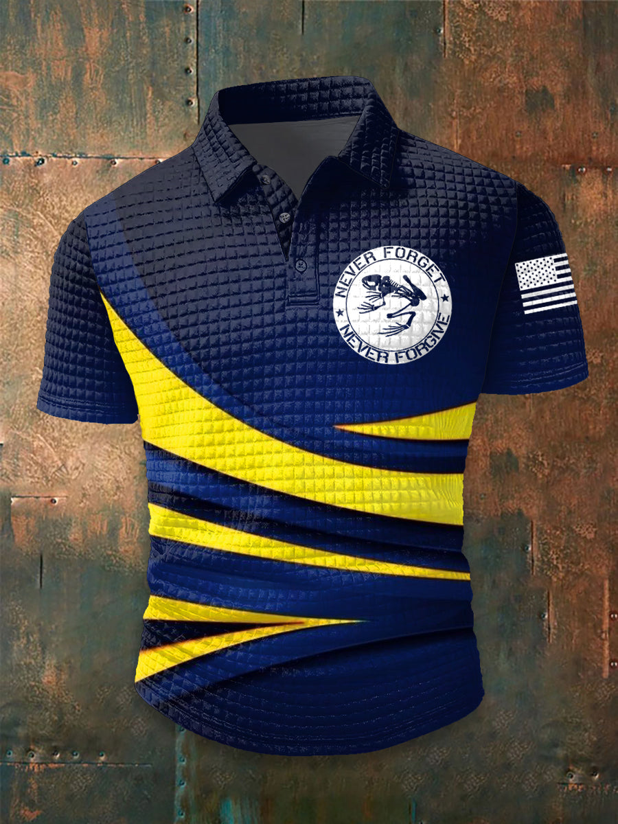 Men's Bone Frog Navy Anniversary Print Shirt