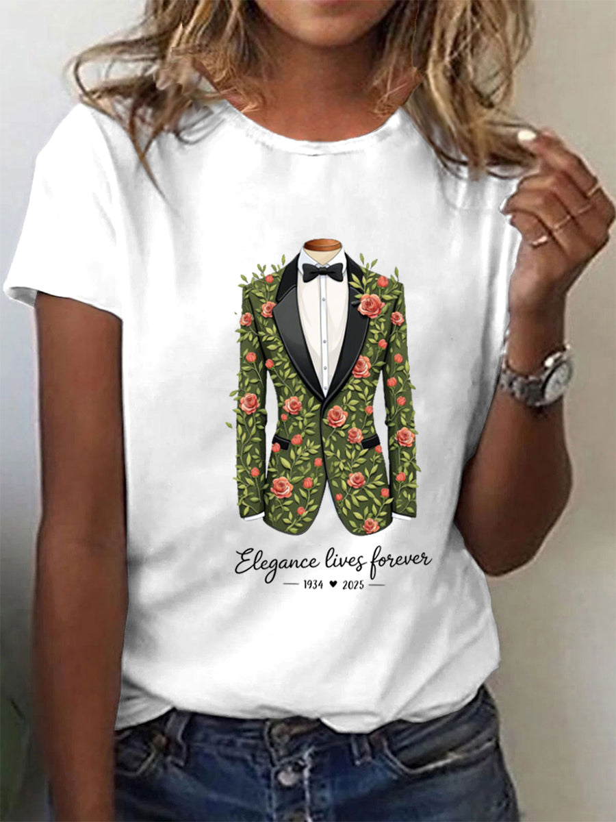 Women's Floral Tribute Tee