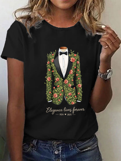 Women's Floral Tribute Tee