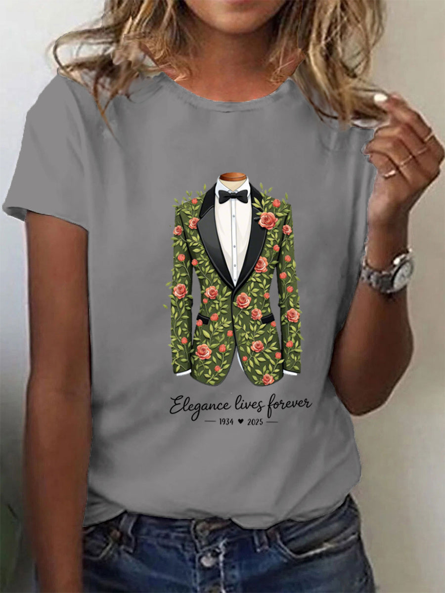 Women's Floral Tribute Tee