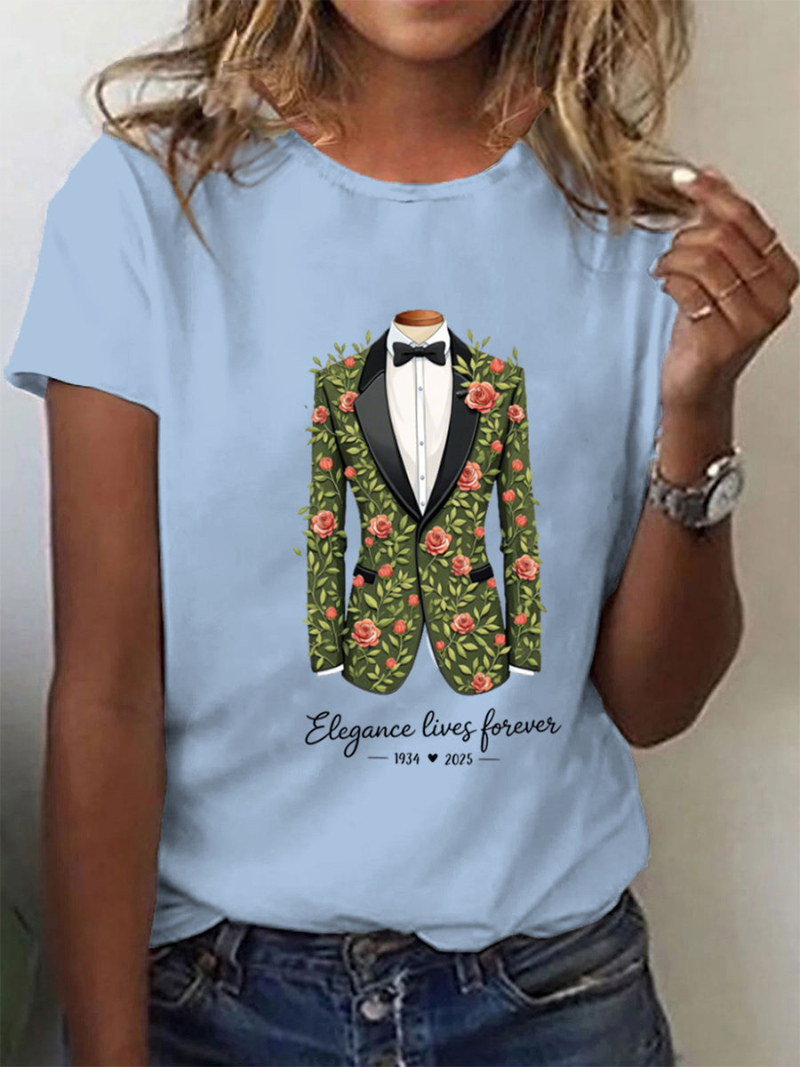 Women's Floral Tribute Tee