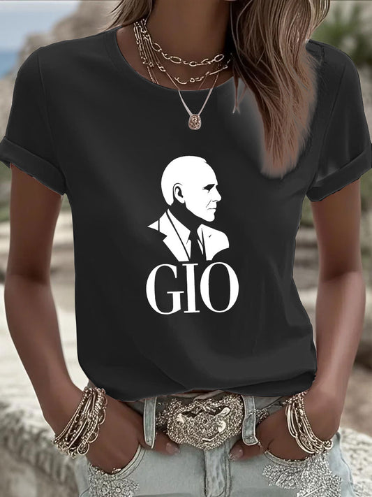 Women's fashion godfather T-shirt
