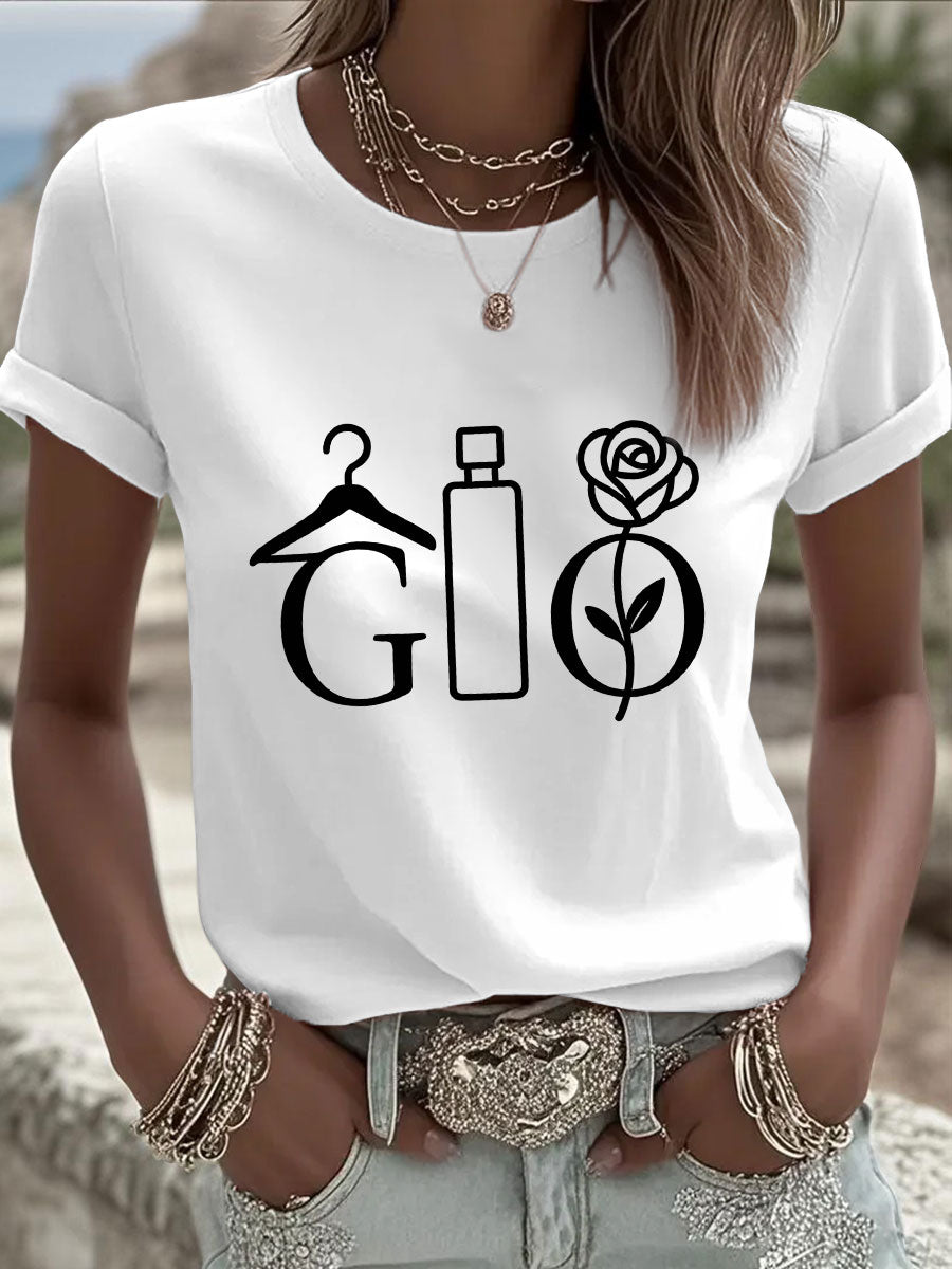 Women's fashion godfather T-shirt