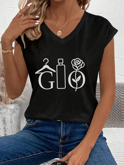 Women's fashion godfather V-neck vest