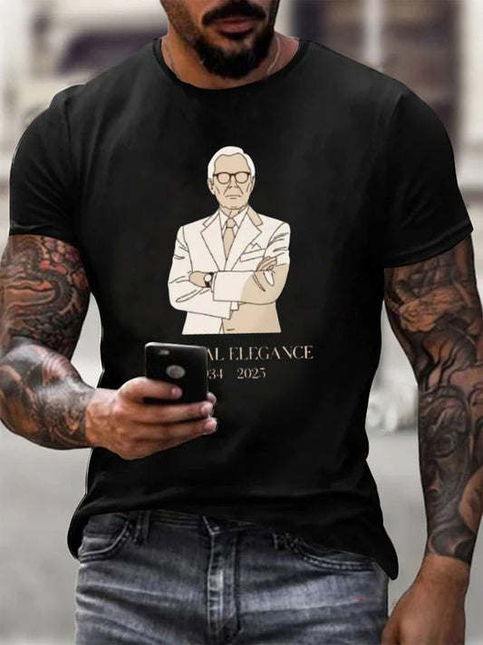 Men's Eternal Elegance In Loving Memory Fashion Legend  T-shirt