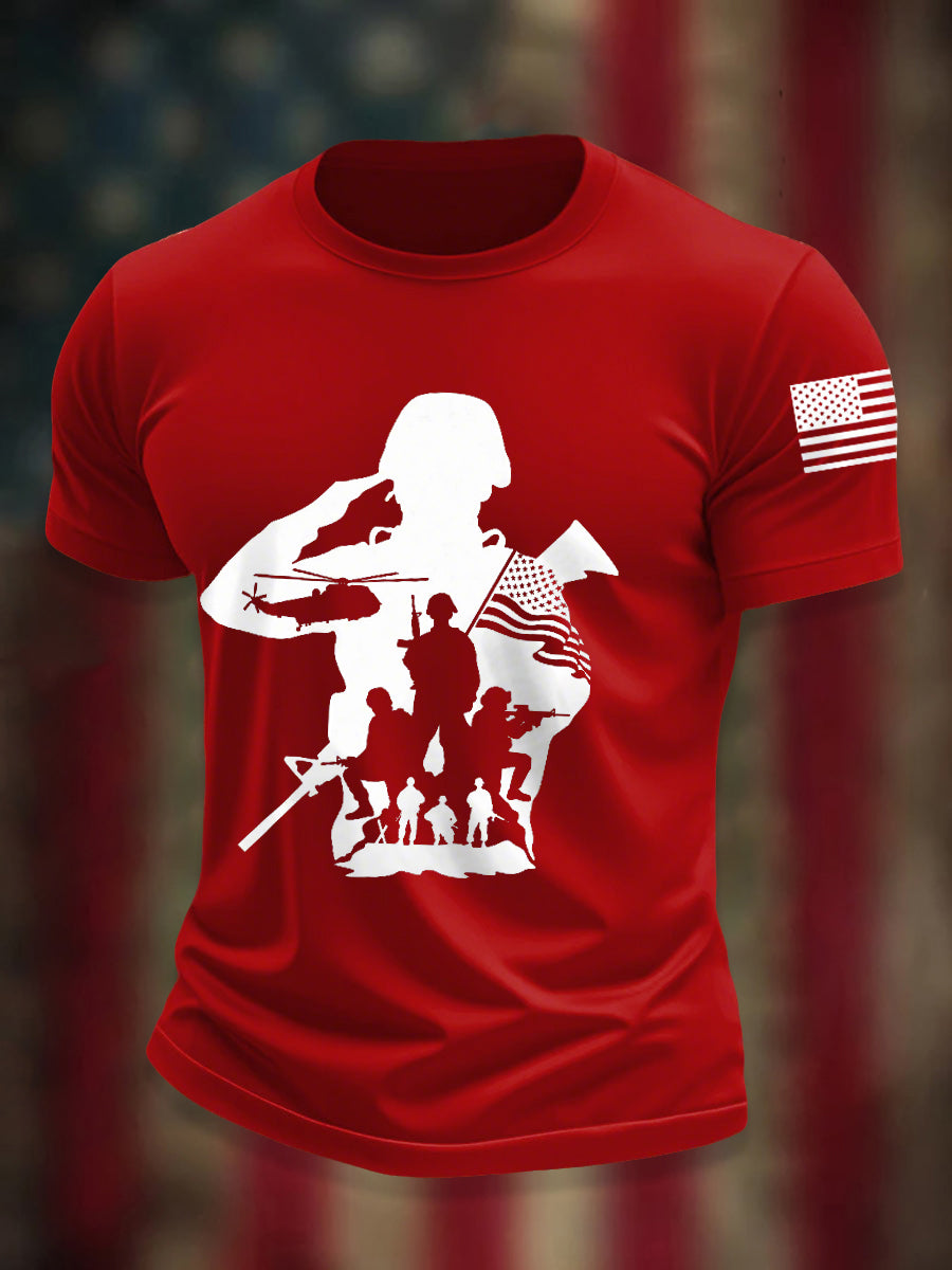 Men's Veterans Day Print T-shirt