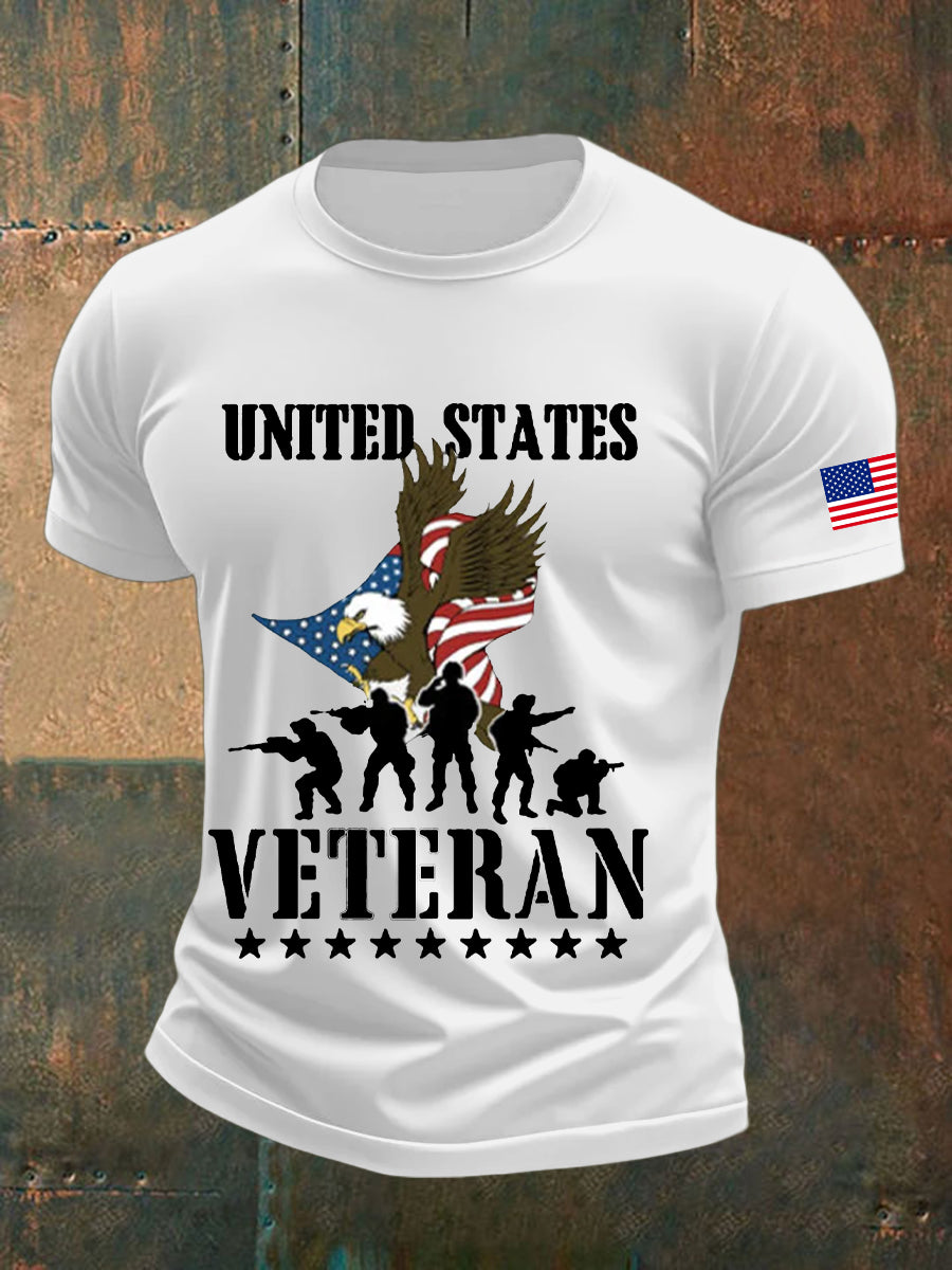 Men's Veterans Day Printed T-shirt