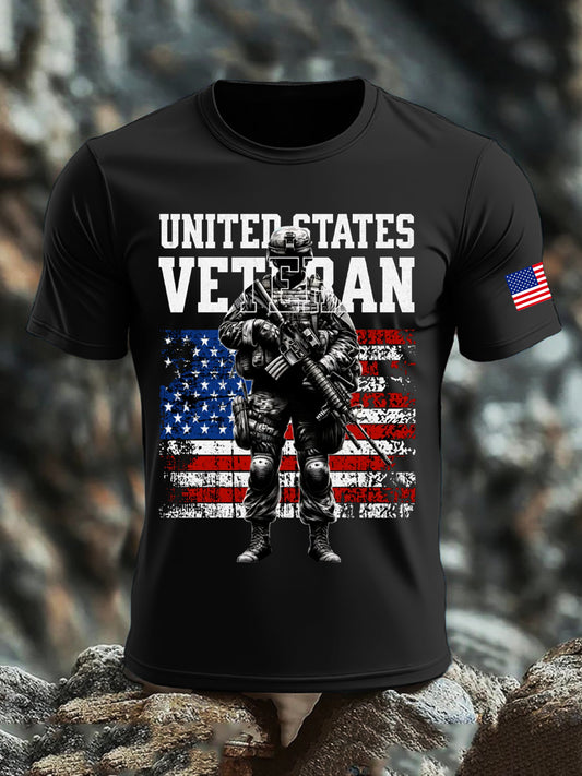 Men's Veterans Day Printed T-shirt