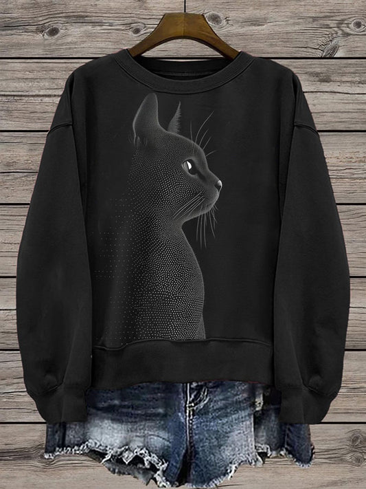 Women's Cat Regular Sweatshirt