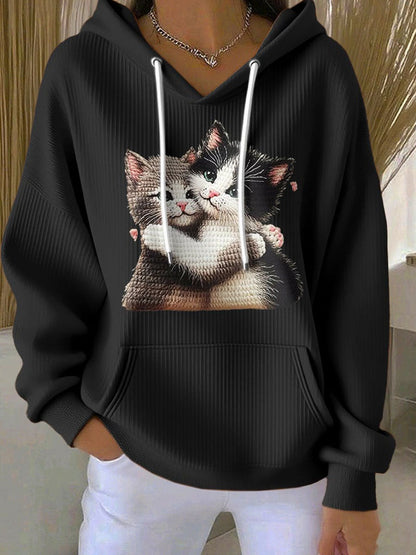 Women’s Cut Cat Hoodie
