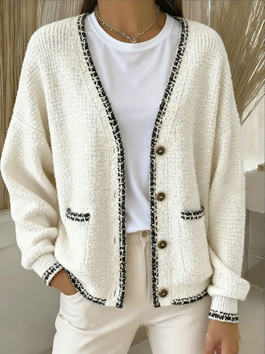 Women's luxurious casual cardigan