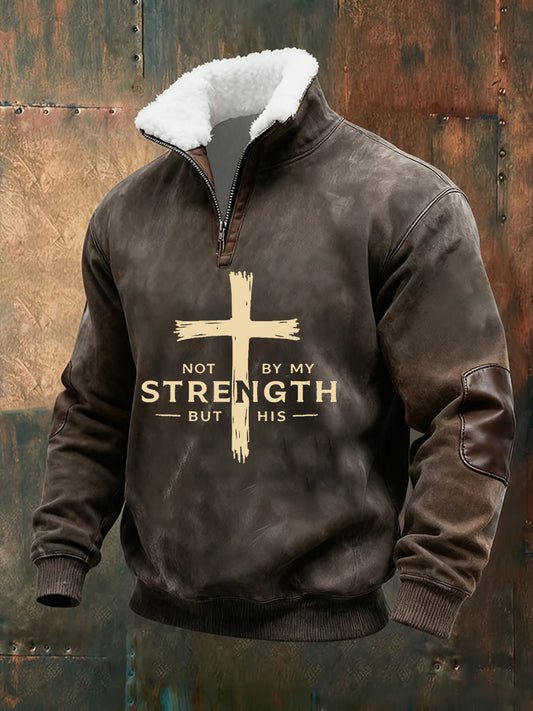 Men's Vintage Art Faith Casual Sweatshirt