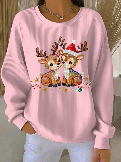 Women's Christmas Print Casual Sweatshirt