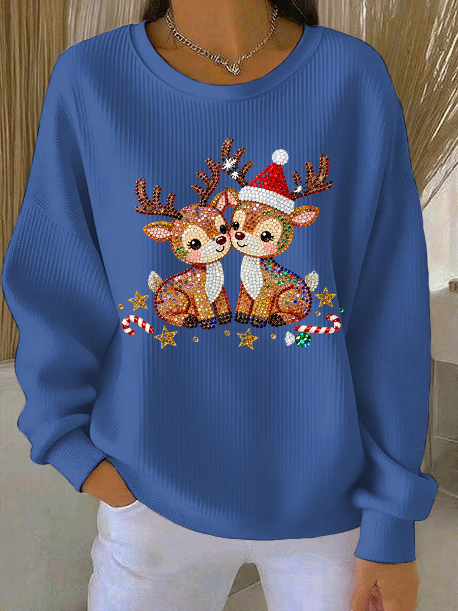 Women's Christmas Print Casual Sweatshirt