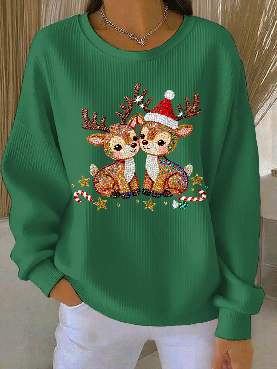 Women's Christmas Print Casual Sweatshirt