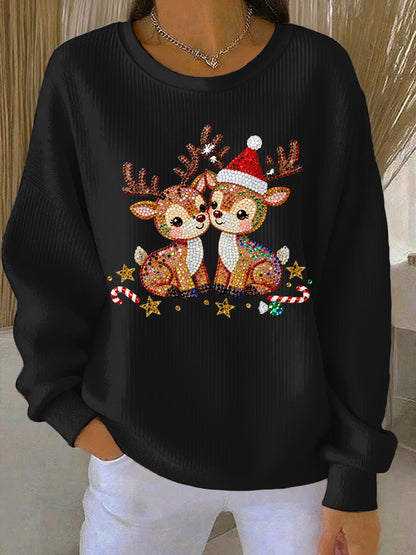 Women's Christmas Print Casual Sweatshirt
