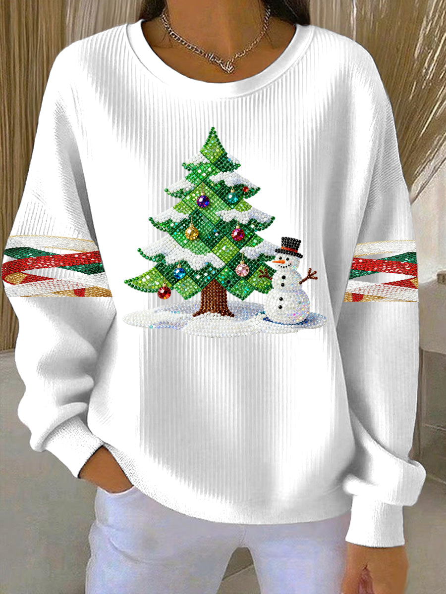 Women's Christmas Print Casual Sweatshirt