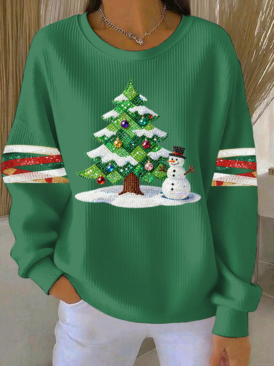 Women's Christmas Print Casual Sweatshirt
