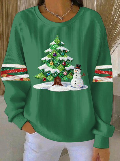 Women's Christmas Print Casual Sweatshirt