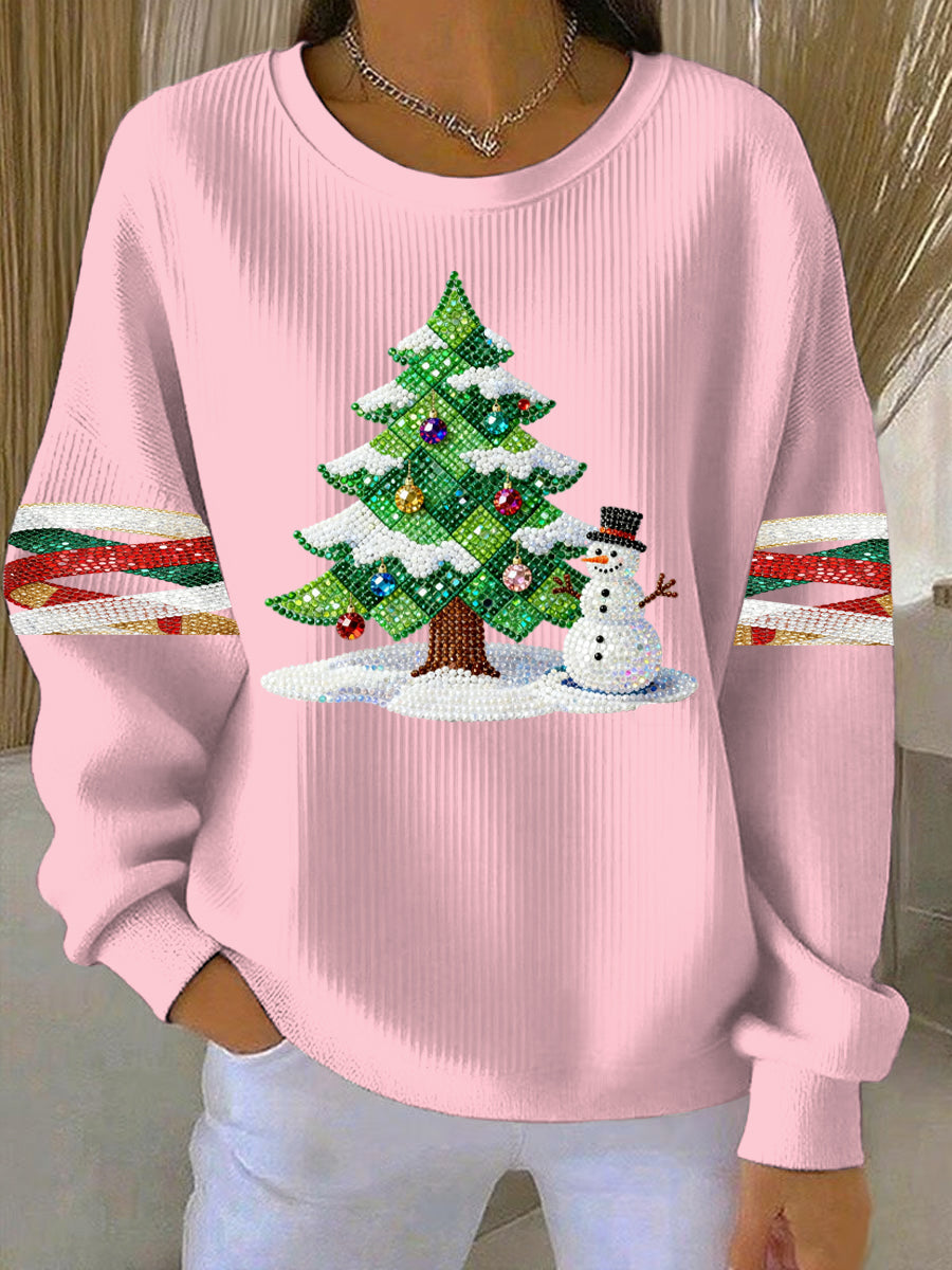 Women's Christmas Print Casual Sweatshirt