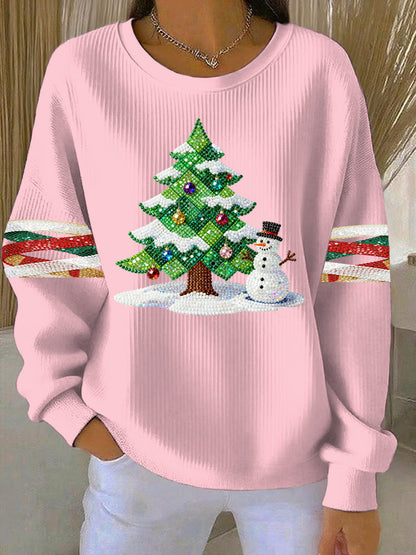 Women's Christmas Print Casual Sweatshirt