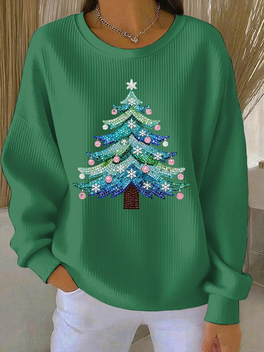 Women's Christmas Print Casual Sweatshirt