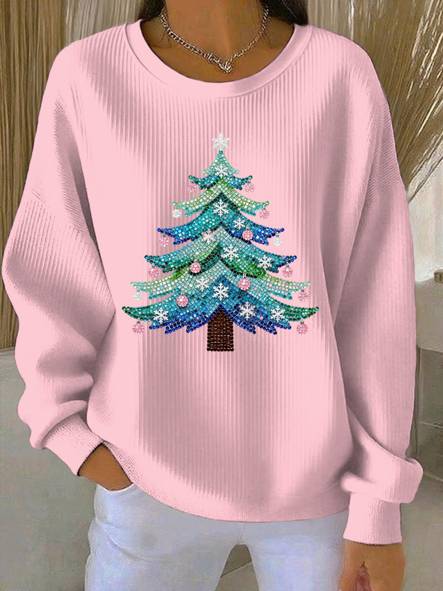 Women's Christmas Print Casual Sweatshirt