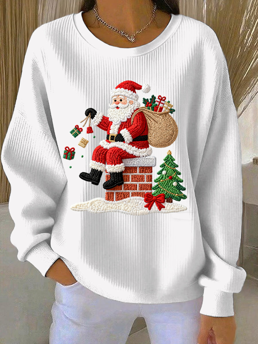 Women's Christmas Print Casual Sweatshirt