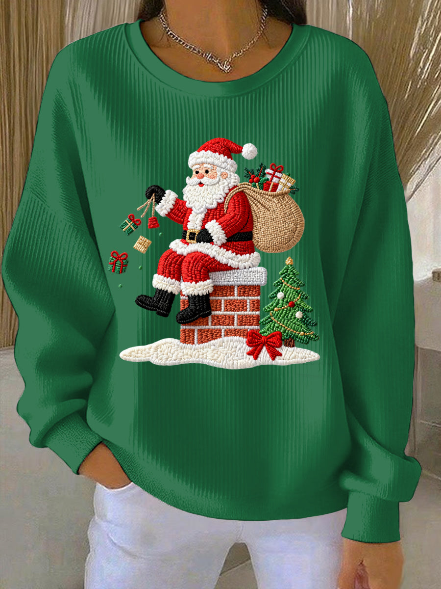Women's Christmas Print Casual Sweatshirt