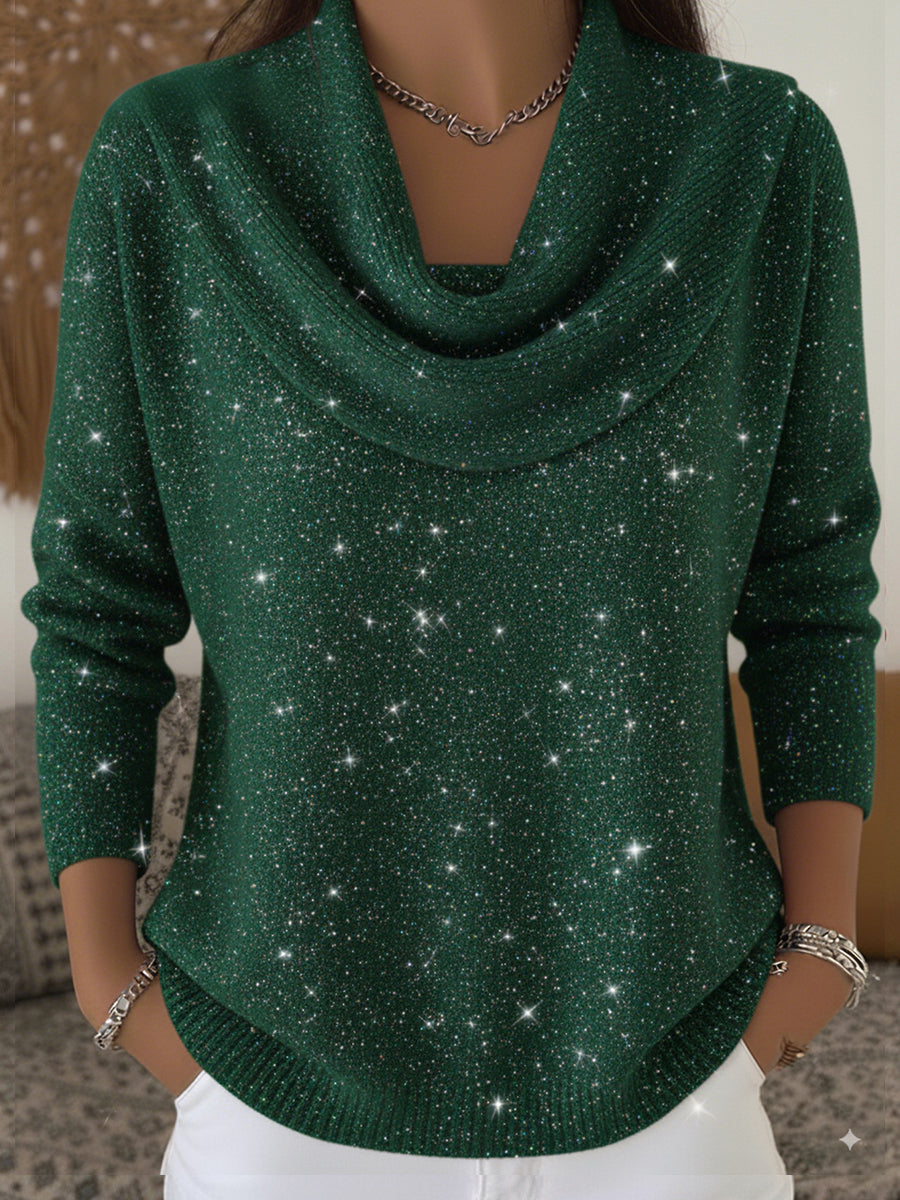 Women's Christmas Turtleneck Casual Tops