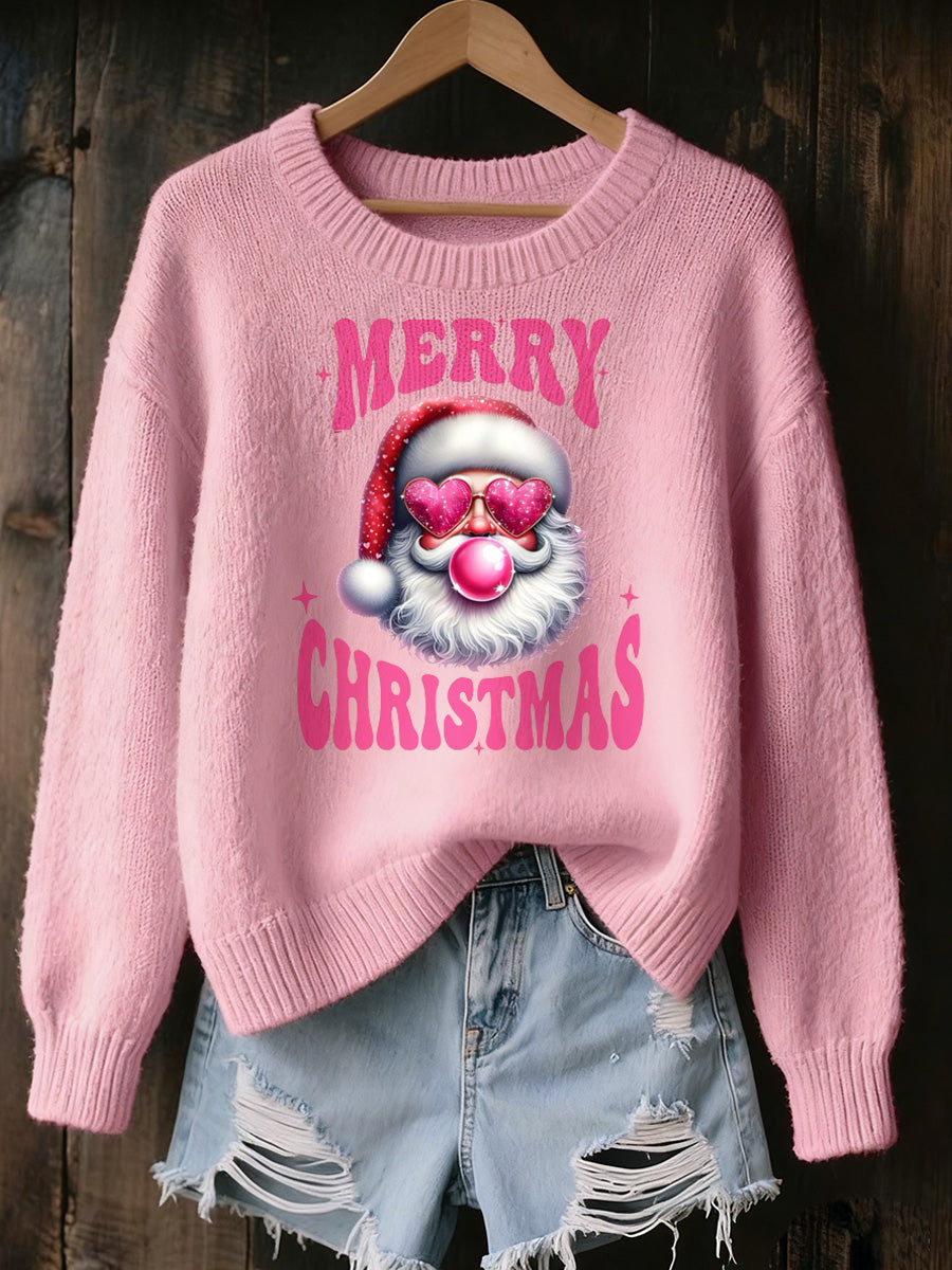 Women's Christmas Art Printed Commemorative Sweater