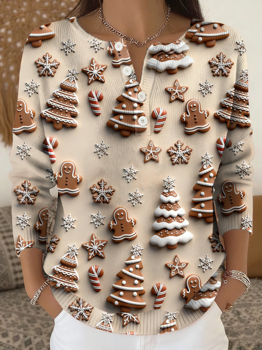 Women's Merry Christmas Knit Top