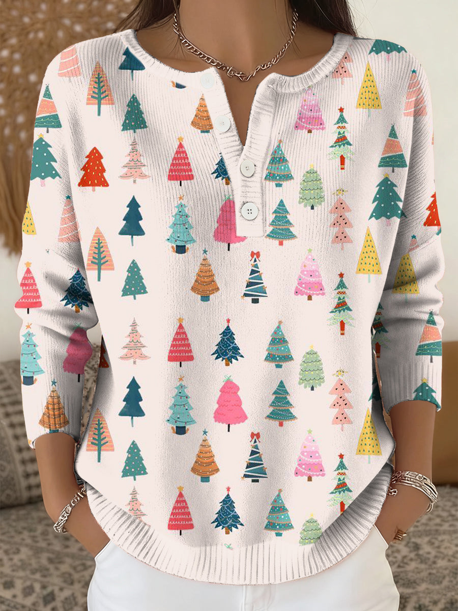 Women's Merry Christmas Knit Top