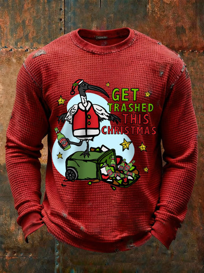 Men's Get Trashed This Christmas Long Sleeve T-Shirts