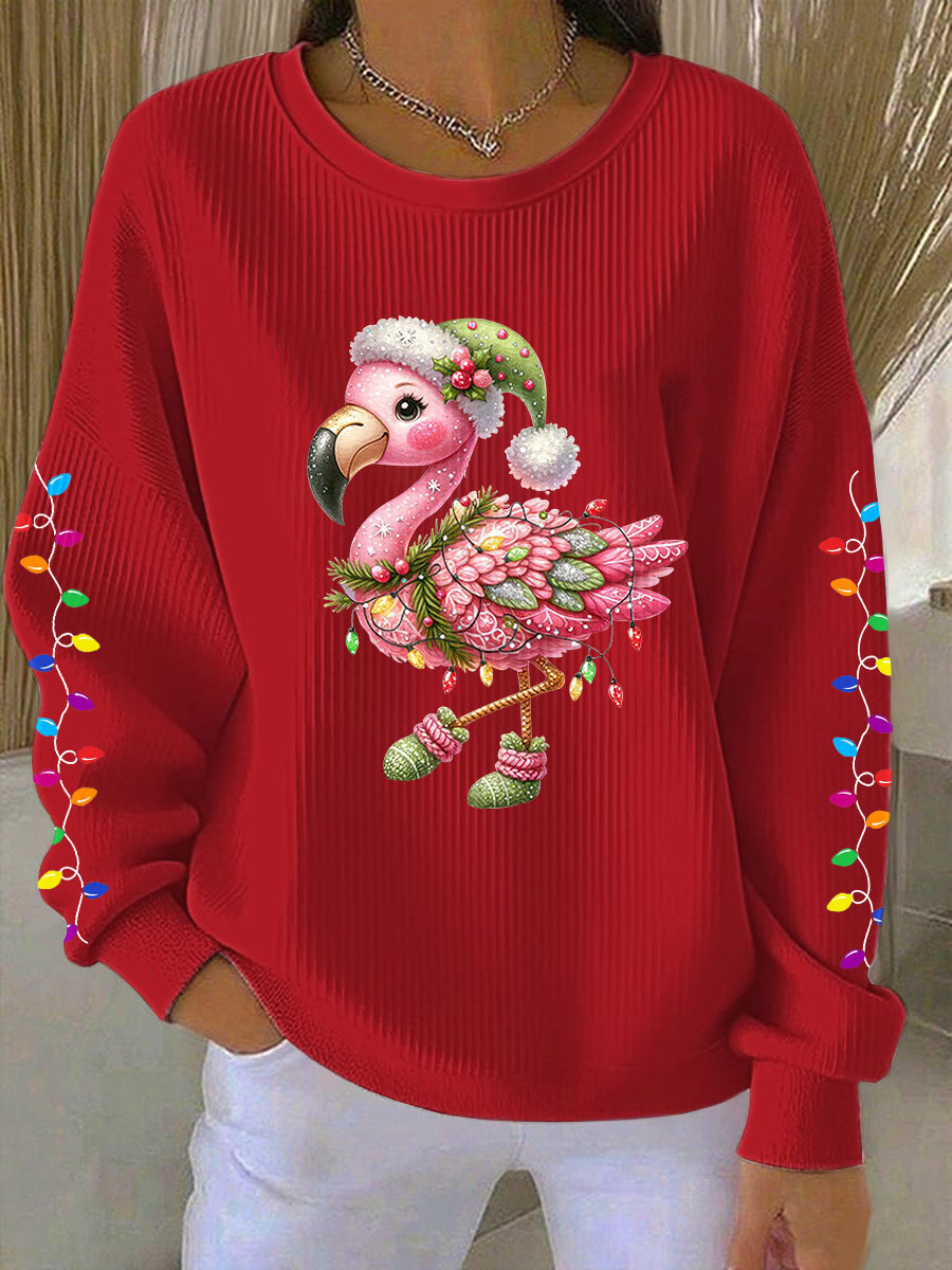 Women's Christmas Print Casual Sweatshirt